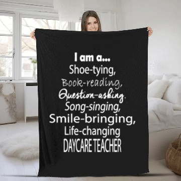 Discover Daycare Teacher T Great For Daycare Teachers Fleece Blankets