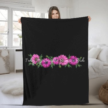 Discover Wedding Gift Bride Groom Fleece Blankets