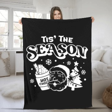 Discover Tis The Season - Merry Christmas Vibes Fleece Blankets