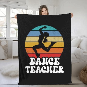 Discover Dance Teacher Teach Dancer Dancing Class Fleece Blankets