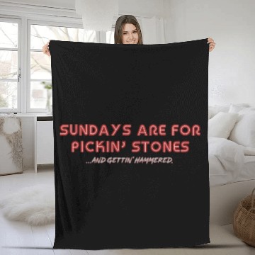 Discover Letterkenny Sundays are for picking stones and Fleece Blankets