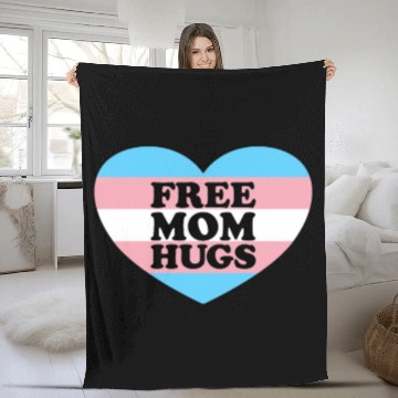 Discover Free Mom Hugs Trans Flag LGBTQ Transgendertransgen Fleece Blankets