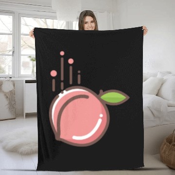 Discover Fresh fruit lovers design Fleece Blankets