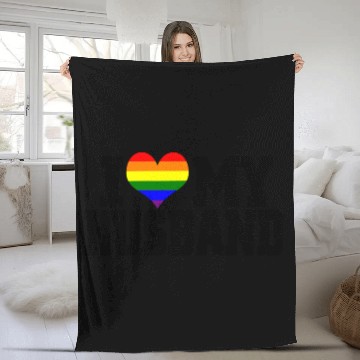 Discover I Love My Husband Fleece Blankets