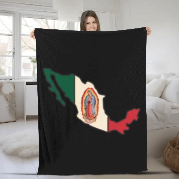 Discover Our Lady Of Guadalupe Virgin Mary Fleece Blankets
