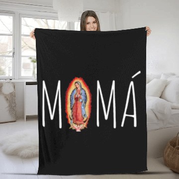 Discover Our Lady Of Guadalupe Virgin Mary Fleece Blankets