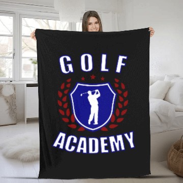 Discover Golf Academy Fleece Blankets