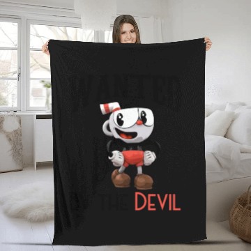 Discover Cuphead Wanted Fleece Blankets