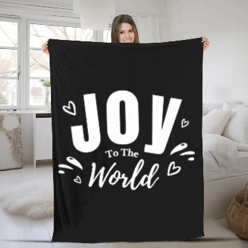 Discover Joy To The World Fleece Blankets