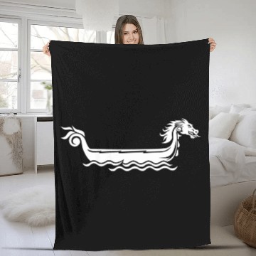 Discover Dragon Boat Fleece Blankets