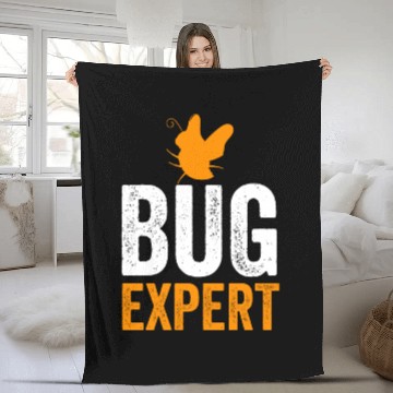 Discover Entomology Entomologists Insect Lover Bug Expert Fleece Blankets