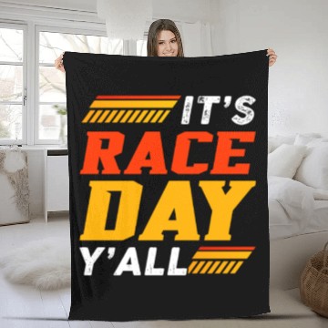 Discover It's Race Day Y'All Fleece Blankets