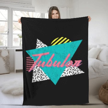 Discover Tubular 80's 90's Py Fleece Blankets