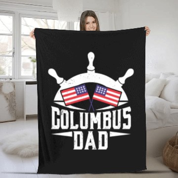 Discover Christopher Columbus Italian American Columbus Day Fleece Blankets