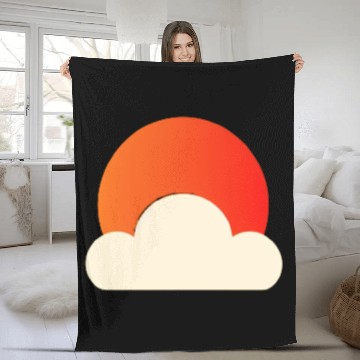 Discover CLOUD AND SUN Fleece Blankets
