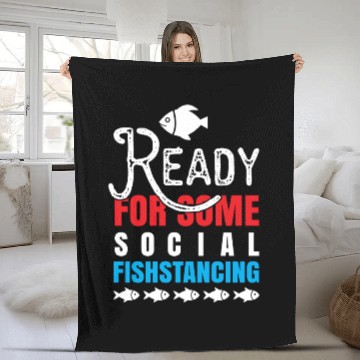 Discover Fishing special Fleece Blankets