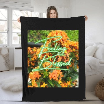 Discover Nature, feeling blessed Fleece Blankets