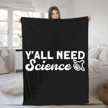 Discover You All Need Science Science Physics vintage Fleece Blankets