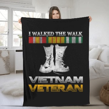 Discover Vietnam Veteran Us Veterans Day For Fleece Blankets