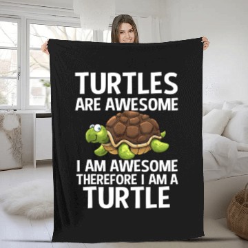 Discover Cool Sea Turtle Tortoise Lover Turtle Animal Fleece Blankets