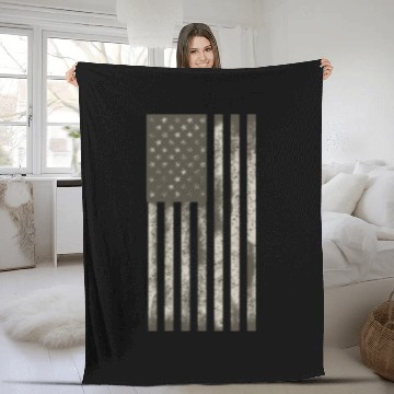 Discover Us Flag 4th Of July Usa Flag American Flag Fleece Blankets