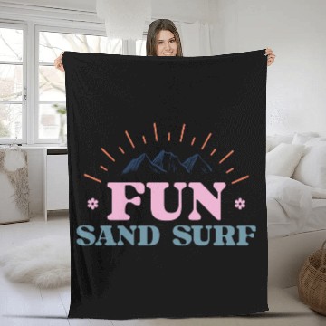 Discover Summer Fun Fleece Blankets