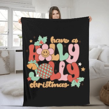 Discover Have A Holly Jolly Christmas Fleece Blankets