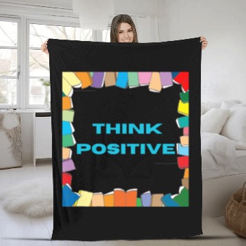 Discover "Positive Vibes Fleece Blankets: Embrace Optimism"