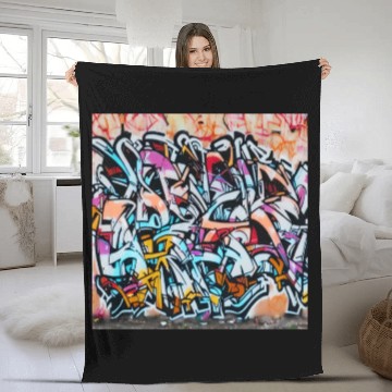 Discover Graffiti Art Fleece Blankets