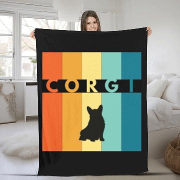 Discover Corgi Fleece Blankets
