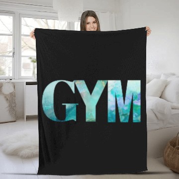 Discover GYM | Fitness | Workout | Sportsman Fleece Blankets