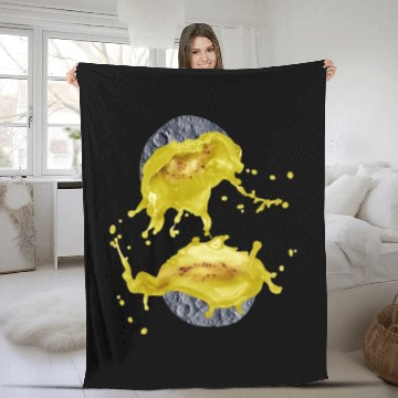 Discover Natural Fruit,LUNAR FRUIT KIWI Fleece Blankets
