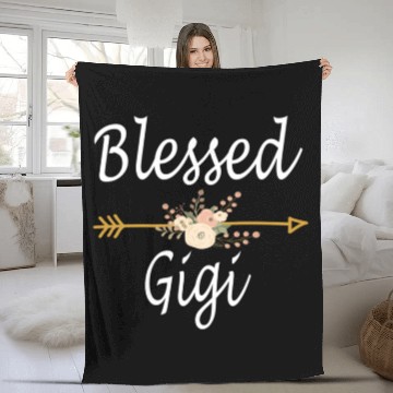 Discover Blessed Gigi Mothers Day Fleece Blankets