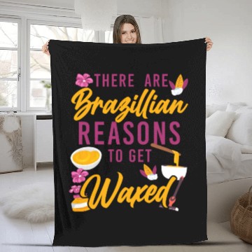 Discover Cute Esthetician Skincare Fleece Blankets