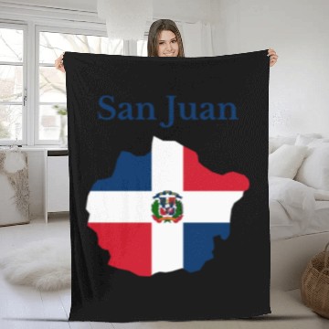 Discover San Juan Province Dominican Republic Fleece Blankets