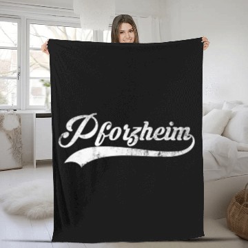 Discover Pforzheim City Old School Fleece Blankets