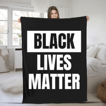 Discover black lives matter awareness Fleece Blankets