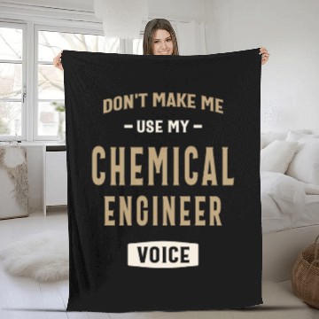 Discover Chemical Engineer Voice Activated Fleece Blankets