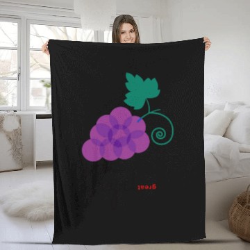 Discover Feel Grape X Great Fleece Blankets
