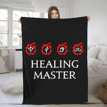 Discover Healing Master For Warriors of Light Darkness Fleece Blankets