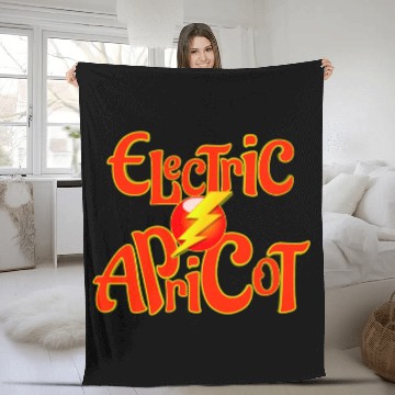 Discover Electric Apricot gift Fleece Blankets