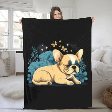 Discover Chihuahua | Sunday Sleep Cute Dog Good Night Fleece Blankets