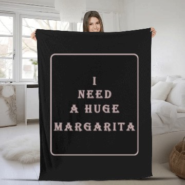 Discover i need a huge margarita vintage nature nature Fleece Blankets