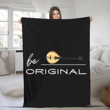 Discover Irish Bouzouki Instrument Greek Fleece Blankets