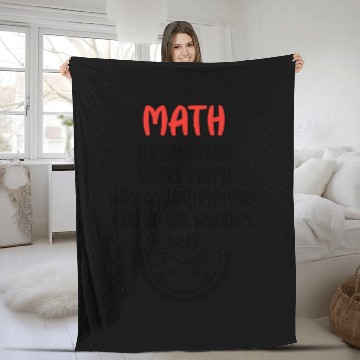 Discover Math And Watermelons Mathematics Calculation Numbe Fleece Blankets