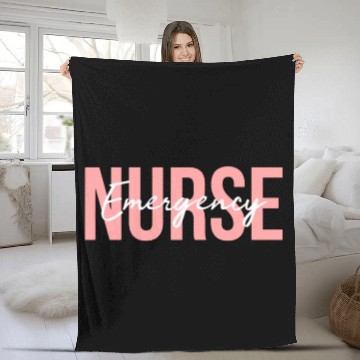 Discover Er Nurse Emergency Room Nurse Registered Nurse Fleece Blankets