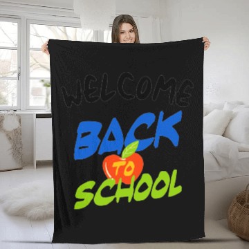 Discover Welcome Back To School Fleece Blankets