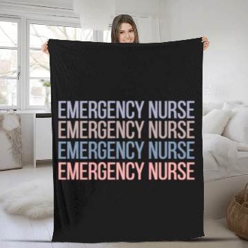 Discover Er Nurse Emergency Room Nurse Registered Nurse Fleece Blankets