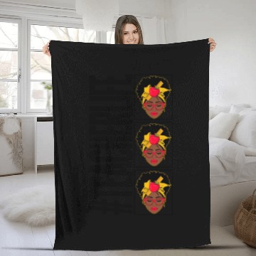 Discover Black Lives Matter Fleece Blankets, Teacher Life Afro Curly