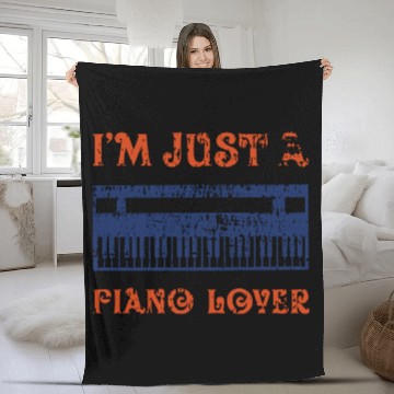 Discover Piano Lover Fleece Blankets